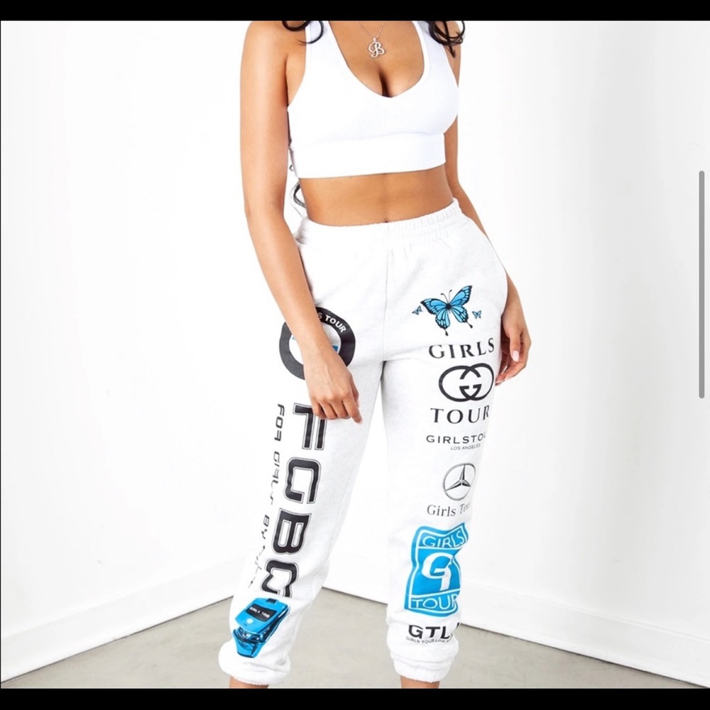 sorella girls tour designer logo sweats